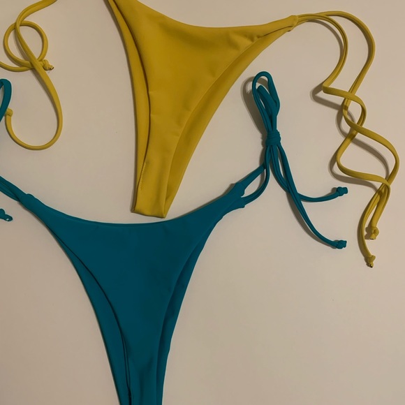 Custom bikini sets reversible swimwear handmade - Picture 7 of 8